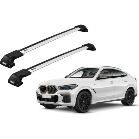 Barras THULE EDGE Flush para autos BMW X6 2015 a 2019