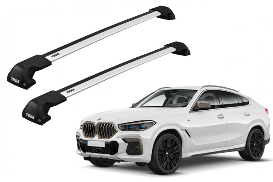 Barras THULE EDGE Flush para autos BMW X6 2015 a 2019