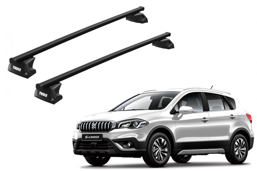 Barras THULE EVO SquareBar para autos SUZUKI SX4 S-Cross desde 2014