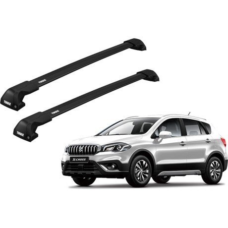 Barras THULE EDGE Flush para autos SUZUKI SX4 S-Cross desde 2014 negro