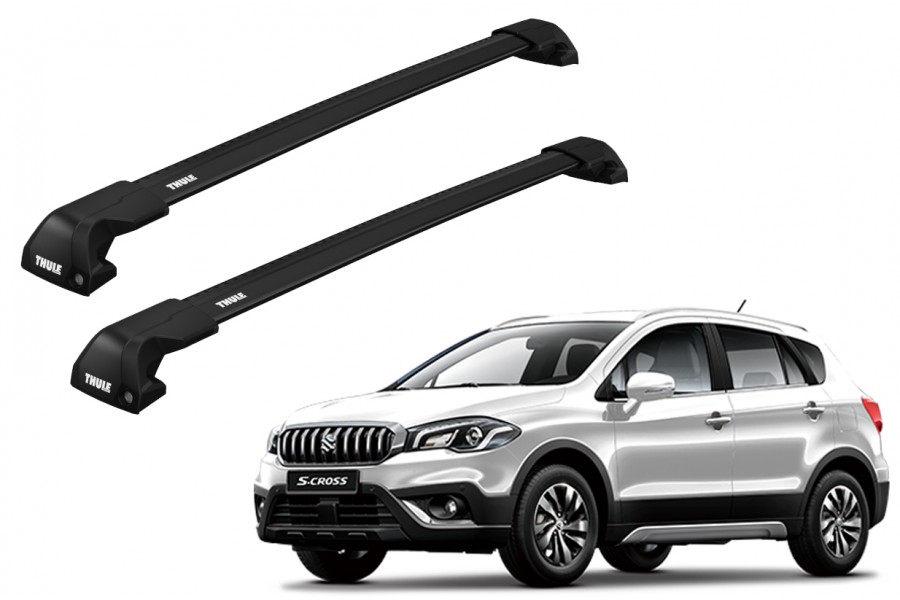 Barras THULE EDGE Flush para autos SUZUKI SX4 S-Cross desde 2014 negro