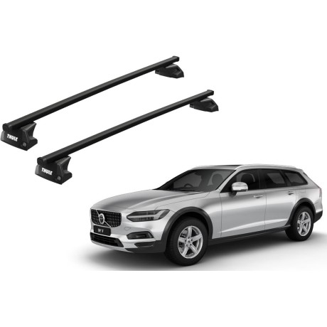 Barras THULE EVO SquareBar para autos VOLVO V90 desde 2016 - 2020