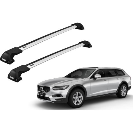 Barras THULE EDGE Flush para autos VOLVO V90 desde 2016 - 2020