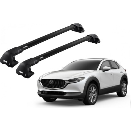 Barras THULE EDGE Flush para autos MAZDA CX-30 desde 2020 negro