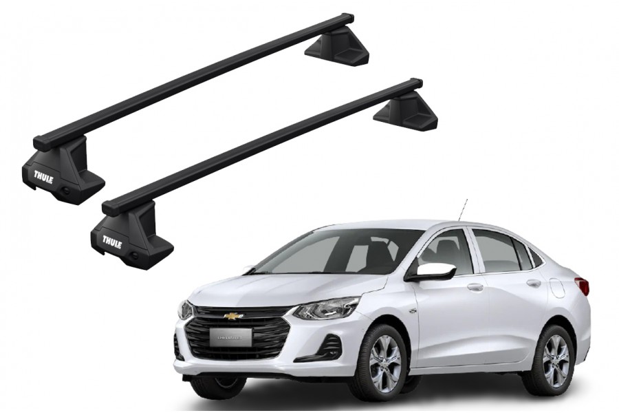 Barras THULE EVO SquareBar para autos CHEVROLET Prisma desde 2019 a 2021