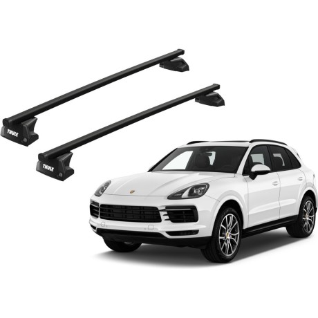 Barras THULE EVO SquareBar para autos PORSCHE Cayenne desde 2018