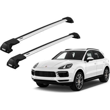 Barras THULE EDGE Flush para autos PORSCHE Cayenne desde 2018