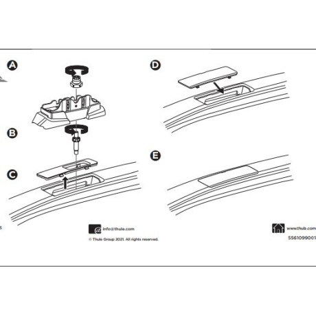Kit De Anclaje Thule 187055