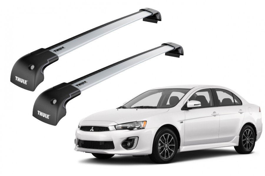 Barras THULE EDGE para autos MITSUBISHI Lancer EVO  desde 2008 - 2018