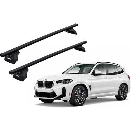 Barras THULE EVO SquareBar para autos BMW X3 desde 2018-2024