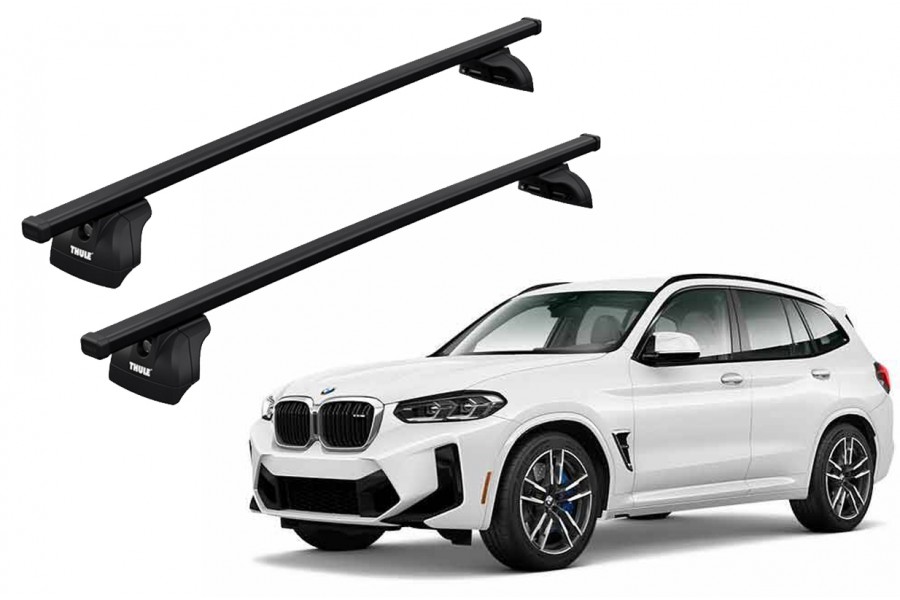 Barras THULE EVO SquareBar para autos BMW X3 desde 2018-2024