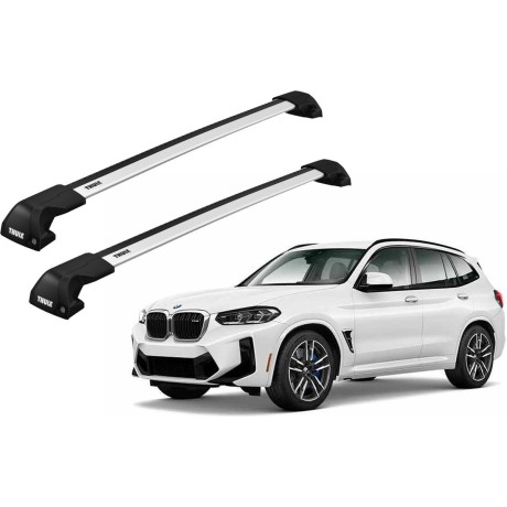 Barras THULE EDGE Flush para autos BMW X3 desde 2018-2024