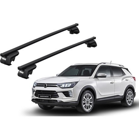 Barras THULE EVO SquareBar para autos SSANGYONG Korando desde 2019 - 2021