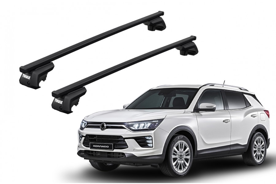 Barras THULE EVO SquareBar para autos SSANGYONG Korando desde 2019 - 2021