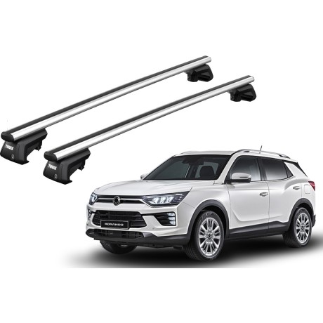 Barras THULE SmartRack XT AluBar para autos SSANGYONG Korando desde 2019 - 2021