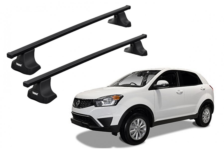 Barras THULE SquareBar para camioneta SSANGYONG Korando Sports desde 2012