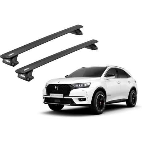 Barras THULE EVO WingBar para autos CITROEN DS7 Crossback desde 2018 negro