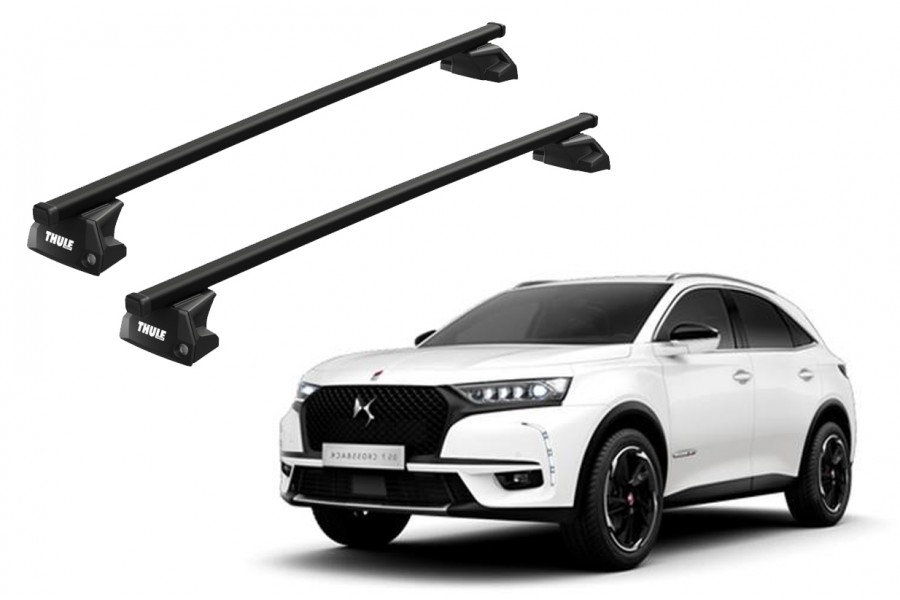 Barras THULE EVO SquareBar para autos CITROEN DS7 Crossback desde 2018