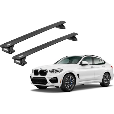 Barras THULE EVO WingBar para autos BMW X4 2015 a 2018 negro