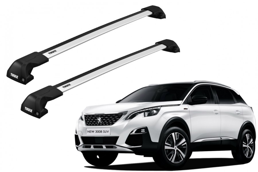 Barras THULE EDGE Flush para autos PEUGEOT 3008 desde 2017 - 2023