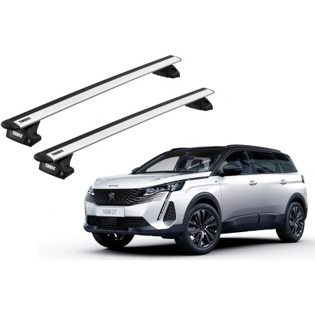 Barras THULE EVO WingBar para autos PEUGEOT 5008 desde 2017-2023