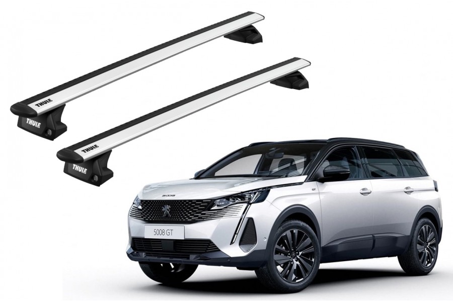 Barras THULE EVO WingBar para autos PEUGEOT 5008 desde 2017-2023