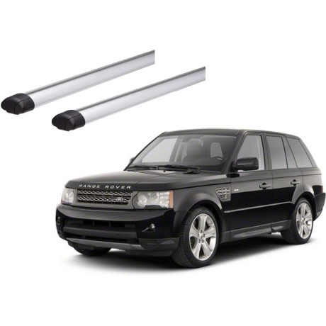 Barras THULE EVO AeroBar para autos LAND ROVER Range Rover Sport 2004 a 2013 negro