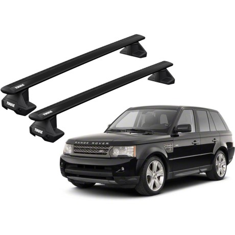 Barras THULE EVO WingBar para autos LAND ROVER Range Rover Sport 2004 a 2013 negro