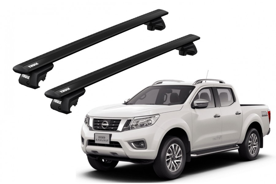 Barras THULE EVO WingBar para camioneta NISSAN Navara (D23) desde 2015 a 2022 negro