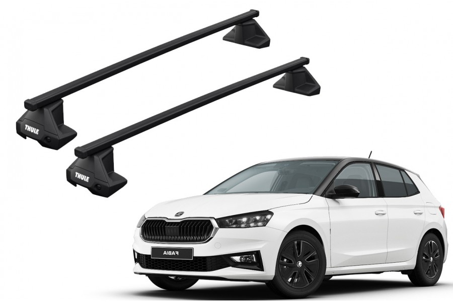 Barras THULE EVO SquareBar para autos SKODA Fabia desde 2015
