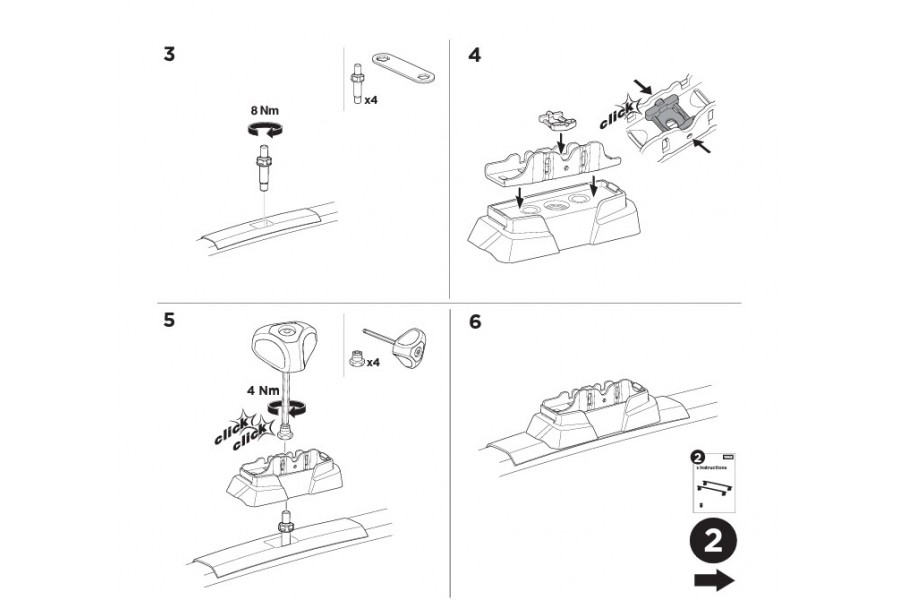 Kit De Anclaje Thule 187020