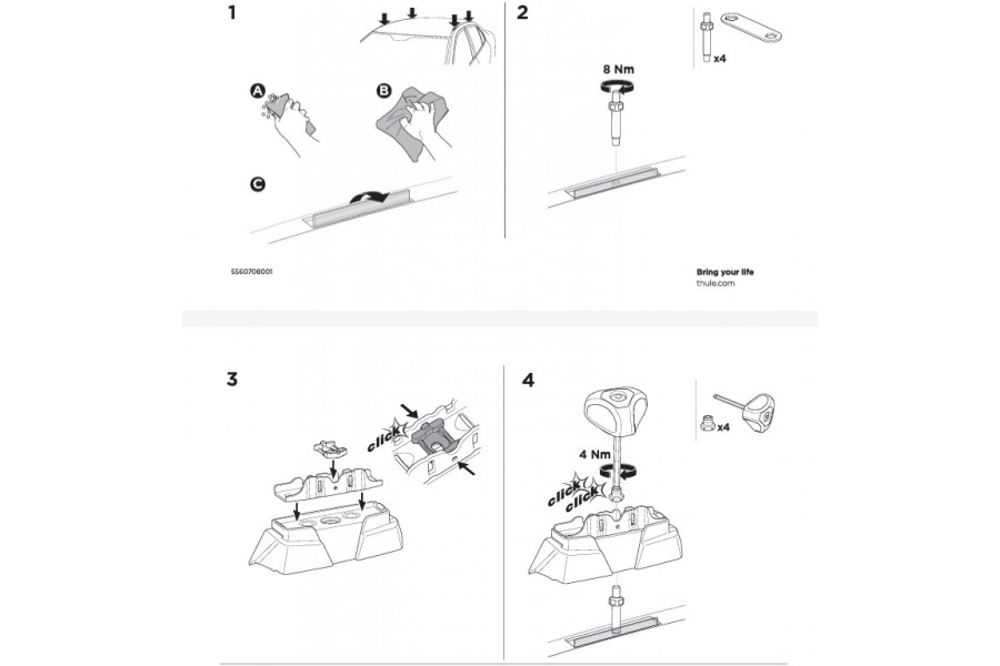 Kit De Anclaje Thule 187028