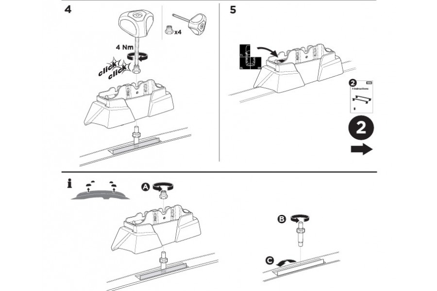 Kit De Anclaje Thule 187104