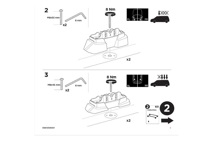 Kit De Anclaje Thule 187008