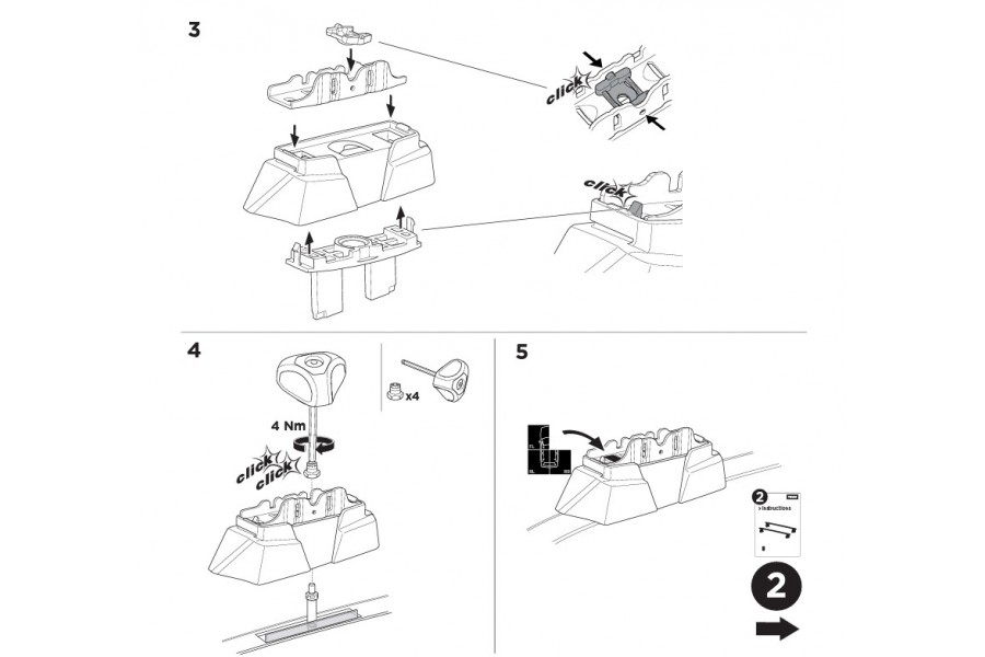 Kit De Anclaje Thule 187036