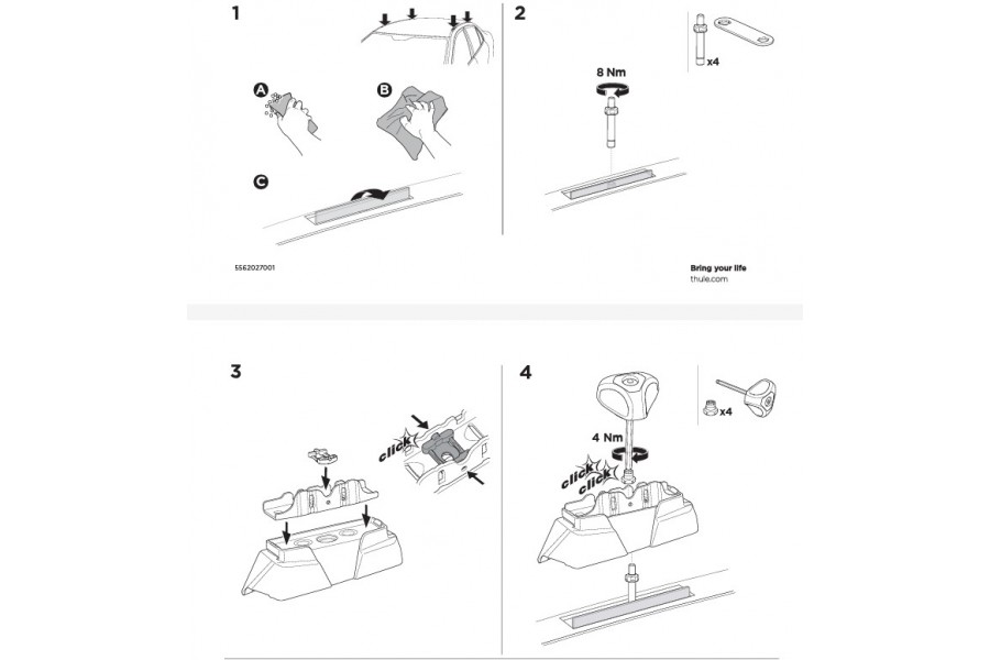 Kit De Anclaje Thule 187049
