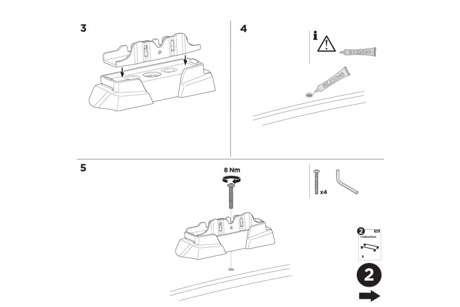 Kit De Anclaje Thule 187082