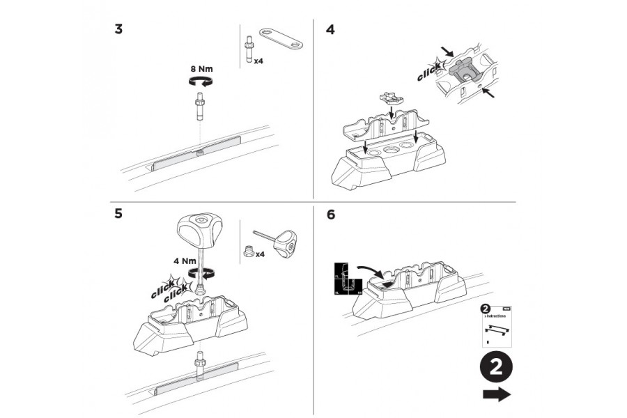 Kit De Anclaje Thule 187093