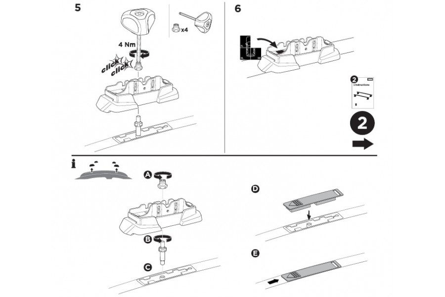 Kit De Anclaje Thule 187044