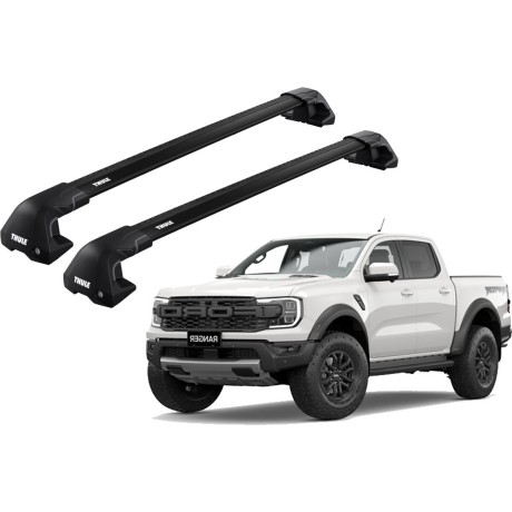 Barras THULE EDGE Flush para camioneta FORD Ranger Raptor desde 2020 negro