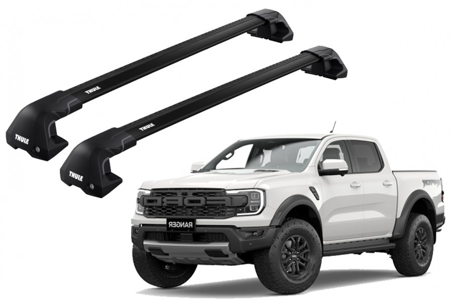 Barras THULE EDGE Flush para camioneta FORD Ranger Raptor desde 2020 negro
