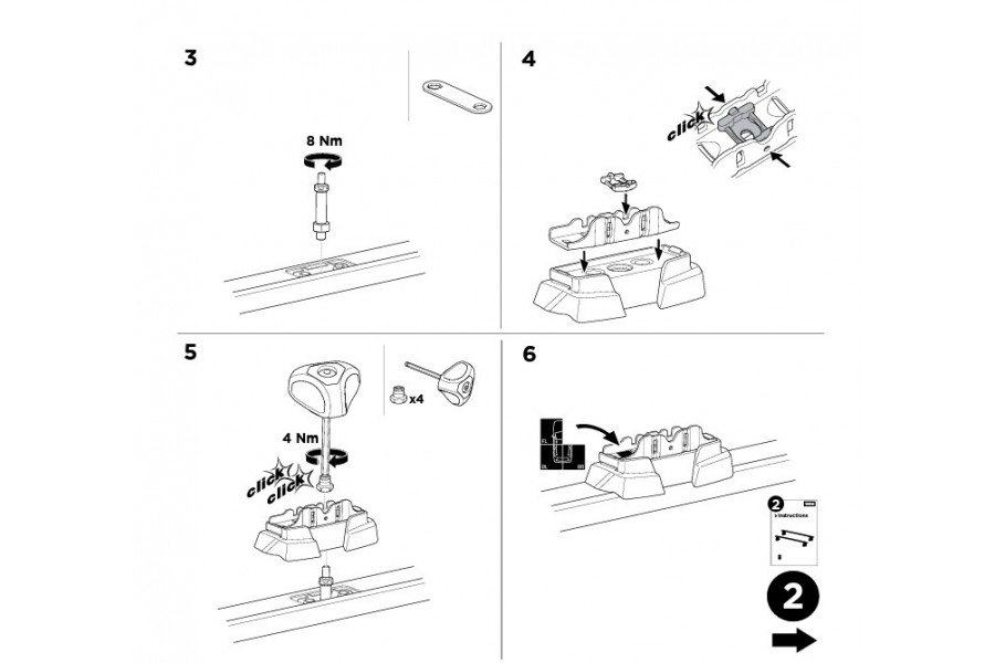 Kit De Anclaje Thule 187013