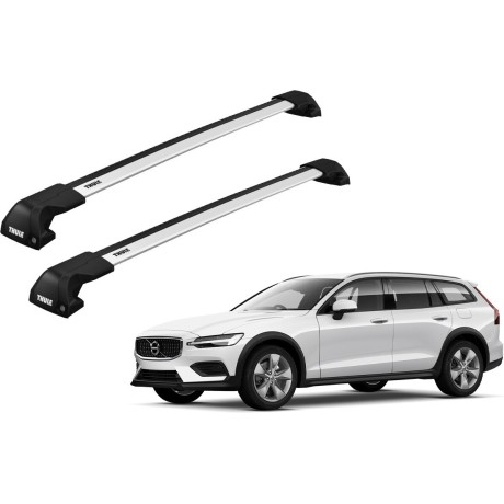 Barras THULE EDGE Flush para autos VOLVO V60 Cross Country desde 2019 - 2024