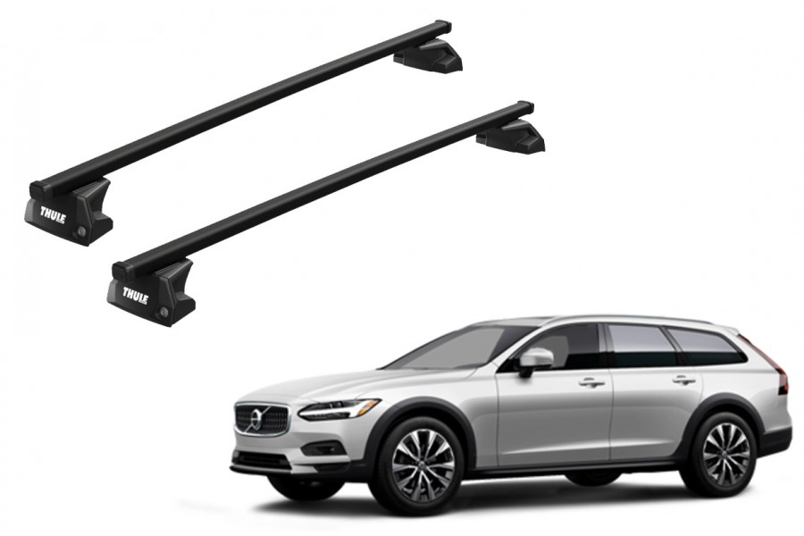 Barras THULE EVO SquareBar para autos VOLVO V90 Cross Country desde 2017 - 2022