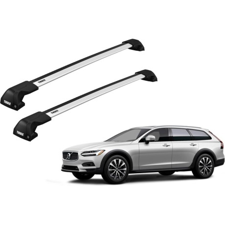 Barras THULE EDGE Flush para autos VOLVO V90 Cross Country desde 2017 - 2022