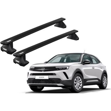 Barras THULE EVO WingBar para autos OPEL Mokka (B) desde 2021 negro