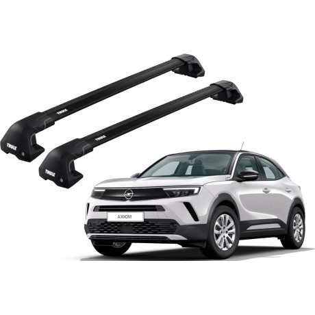 Barras THULE EDGE Flush para autos OPEL Mokka (B) desde 2021 negro