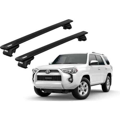Barras THULE EVO WingBar para autos TOYOTA 4 Runner desde 1996 - 2024 negro