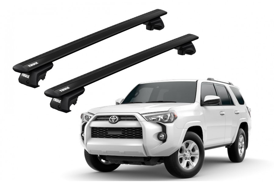 Barras THULE EVO WingBar para autos TOYOTA 4 Runner desde 1996 - 2024 negro