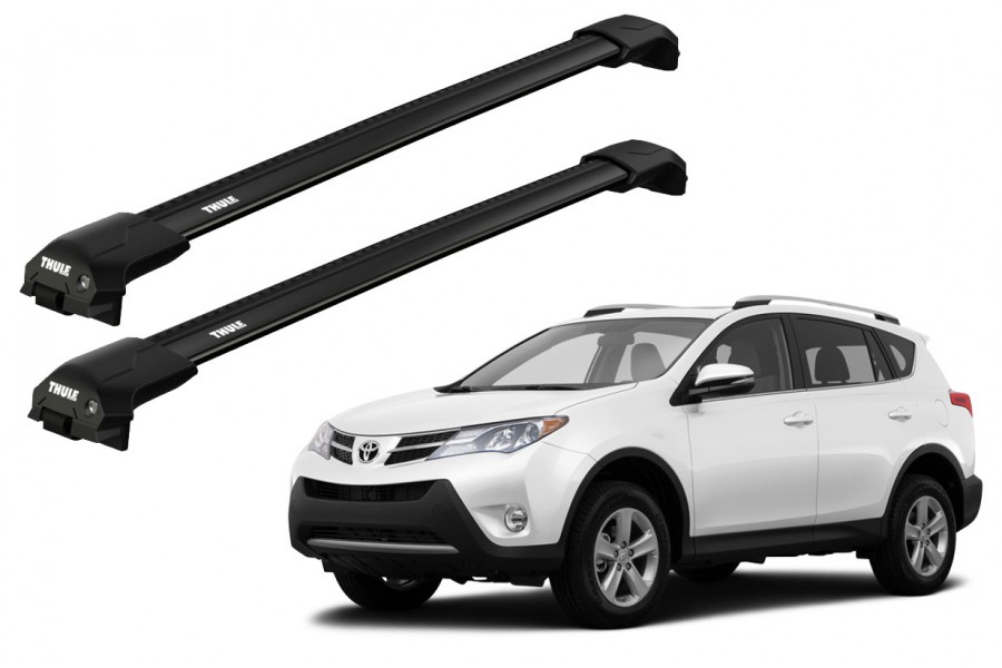 Barras THULE EDGE Flush para autos TOYOTA RAV 4 2013 a 2015 negro